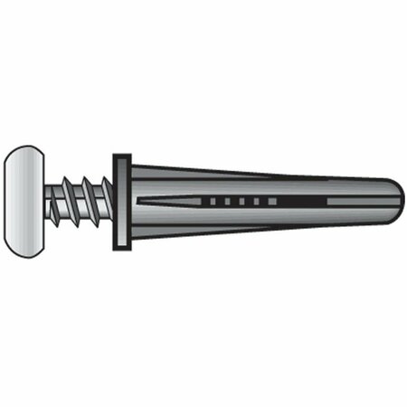 ACEDS 6-8 Plastic Anchor with Screw Zinc, 375PK 5333794